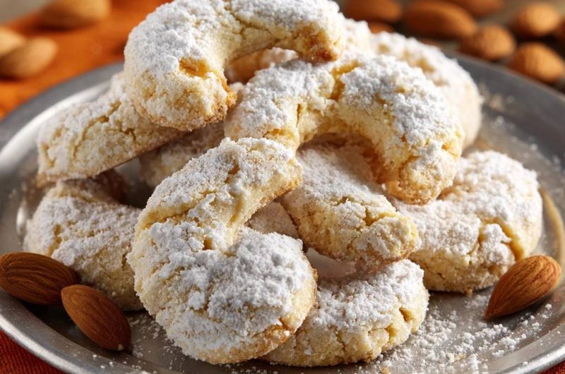 Knusprige Mandelkipferl