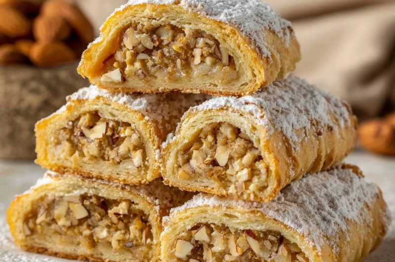 Knusprige Mandeltaschen