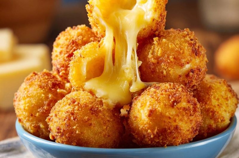 Knusprige Mozzarella-Bällchen (Nie wieder abfallende Panade!)