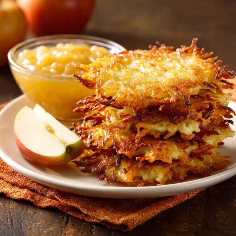 Knusprige Reibekuchen mit Apfelmus – Nie wieder matschig!