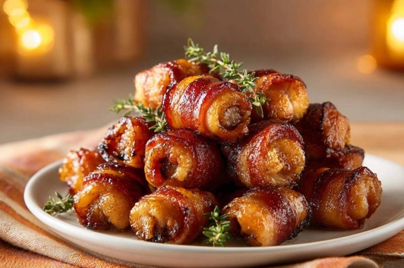 Knusprige Speck-Datteln