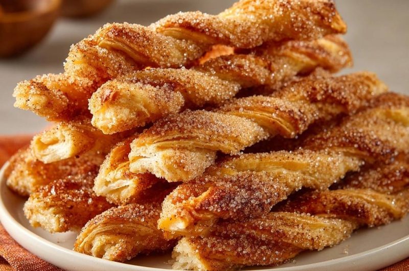 Knusprige Zimt-Zucker-Twists