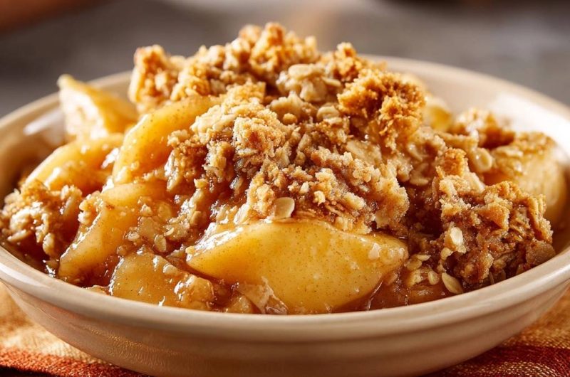 Knuspriger Apfel-Crumble