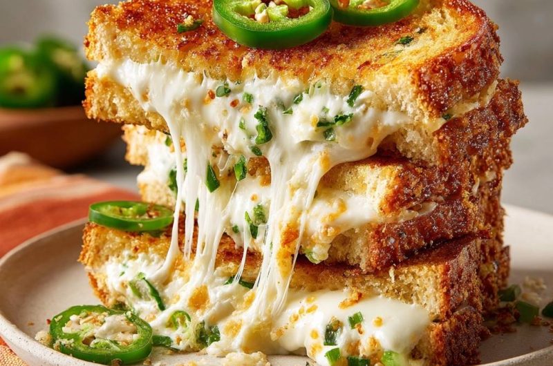 Knuspriger Jalapeño-Käsetoast