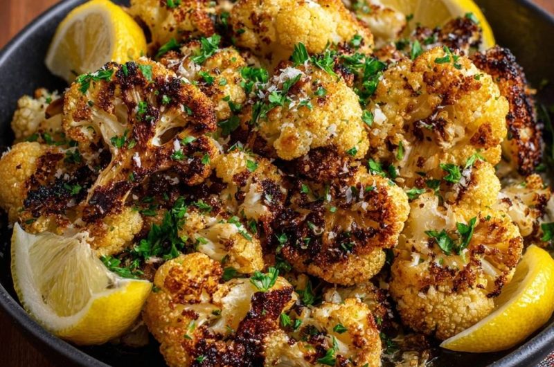 Knuspriger Parmesan-Blütenkohl