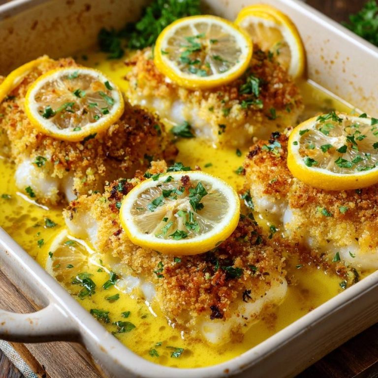 Knuspriger Zitronenfisch-Auflauf – Nie wieder matschig!