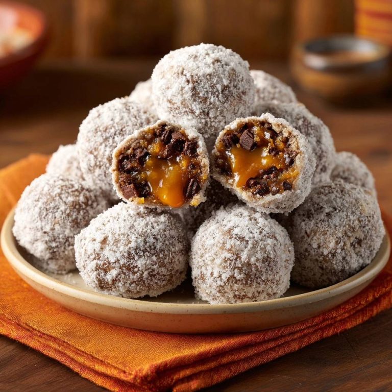 Kokos-Karamell-Schoko-Trüffel (Nie wieder auslaufender Karamell!)