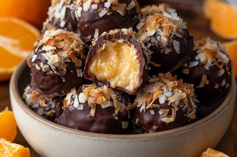 Kokos-Orange-Schoko-Trüffel