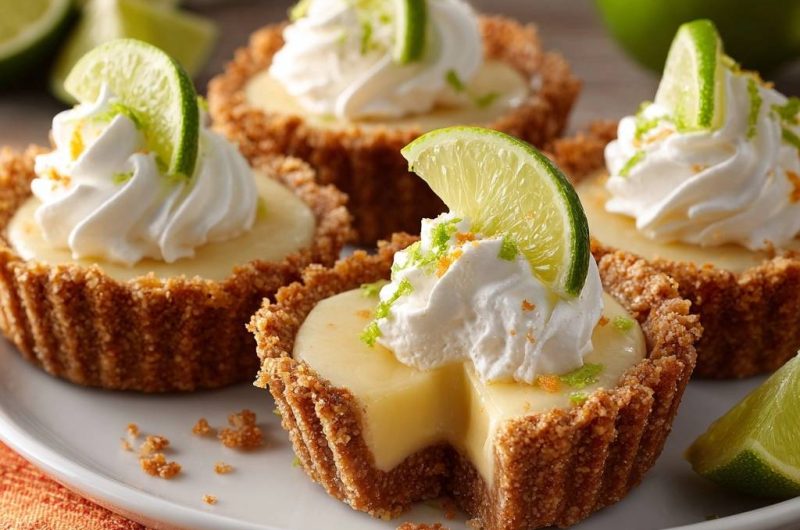 Mini Key-Lime-Pies (Nie wieder matschige Kruste!)