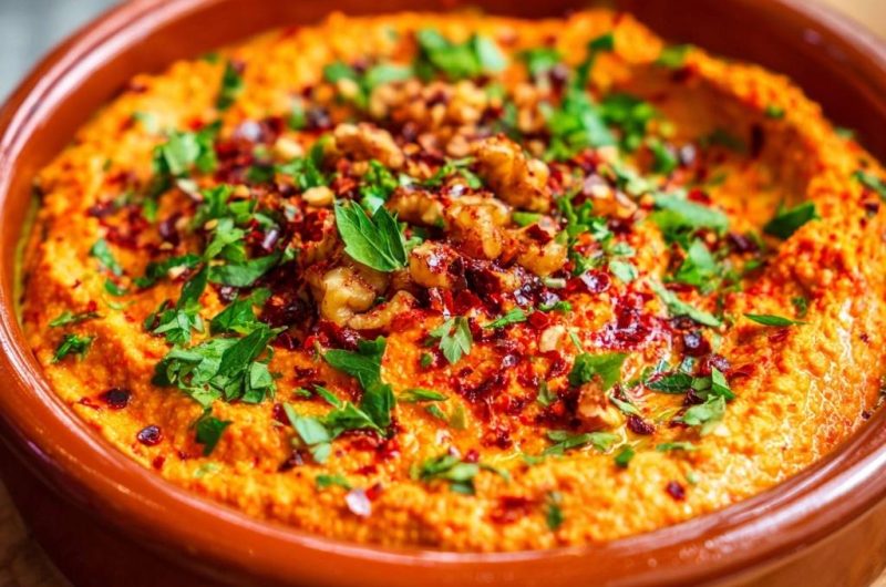 Muhammara - Cremige Paprika-Walnuss-Creme