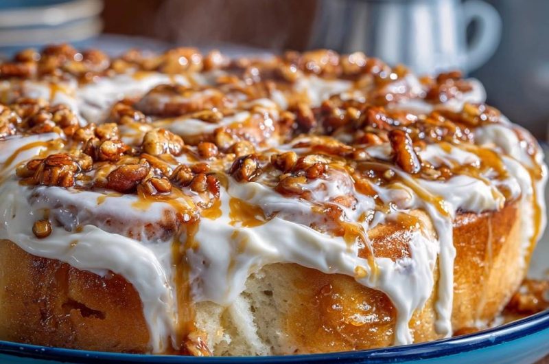 Pekannuss-Karamellschnecken (Garantiert jedes Mal fluffig)