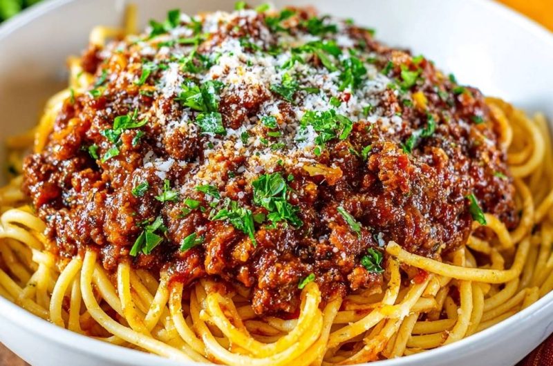 Perfekte Spaghetti Bolognese