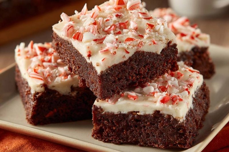 Pfefferminz-Schoko-Brownies (Nie wieder matschige Pfefferminz-Stücke!)