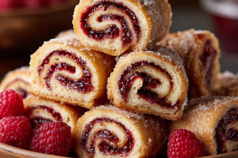 Pudrige Himbeerschnecken (Nie wieder auslaufende Marmelade!)