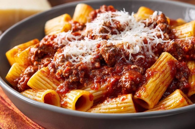 Rigatoni Bolognese (Nie wieder matschige Nudeln)