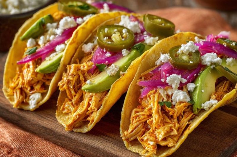 Saftige Hähnchen-Tacos