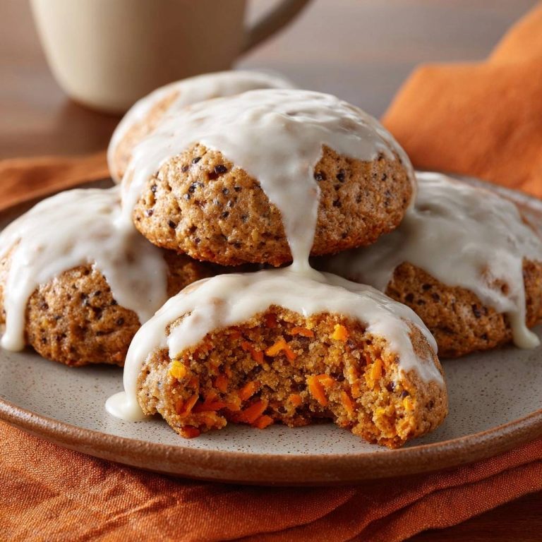 Saftige Karotten-Quinoa-Kekse mit cremiger Glasur