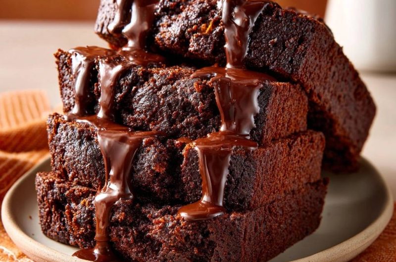 Saftiger Schokoladenbrownie (Nie wieder trockene Brownies!)