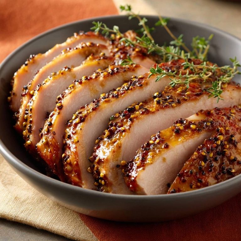 Saftiges Senf-Thymian-Filet: Reverse Sear Rezept