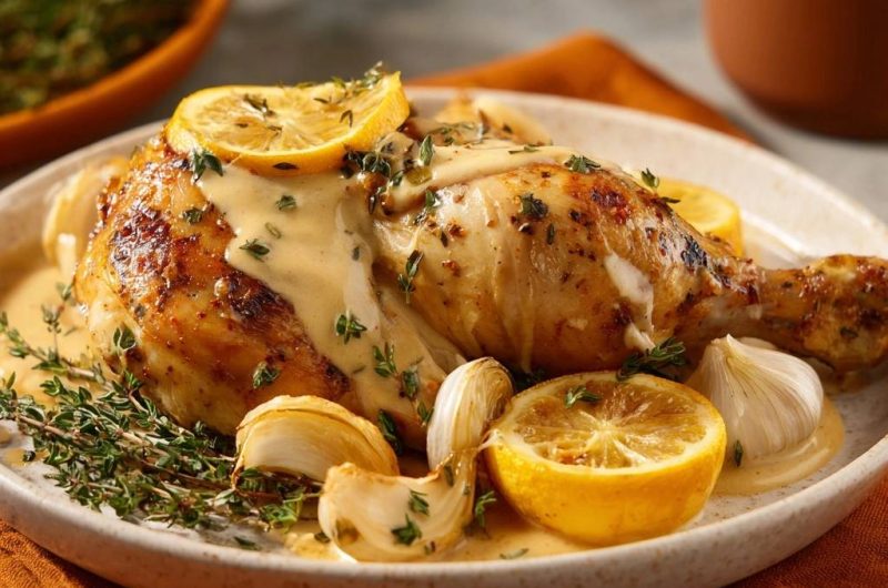 Saftiges Zitronen-Thymian-Hähnchen