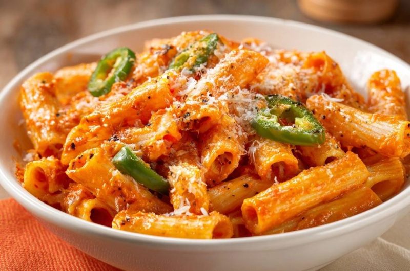 Scharfe Jalapeño-Rigatoni