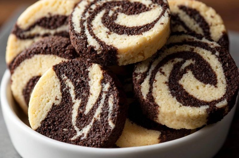 Schoko-Vanille-Spiralplätzchen