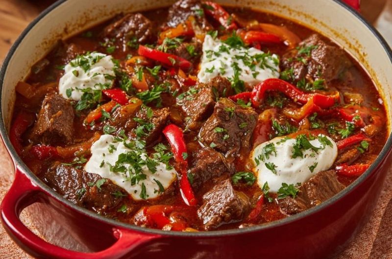 Ungarisches Paprikagulasch