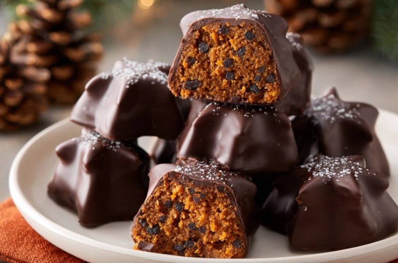 Weihnachtliche Schoko-Fruchtsterne