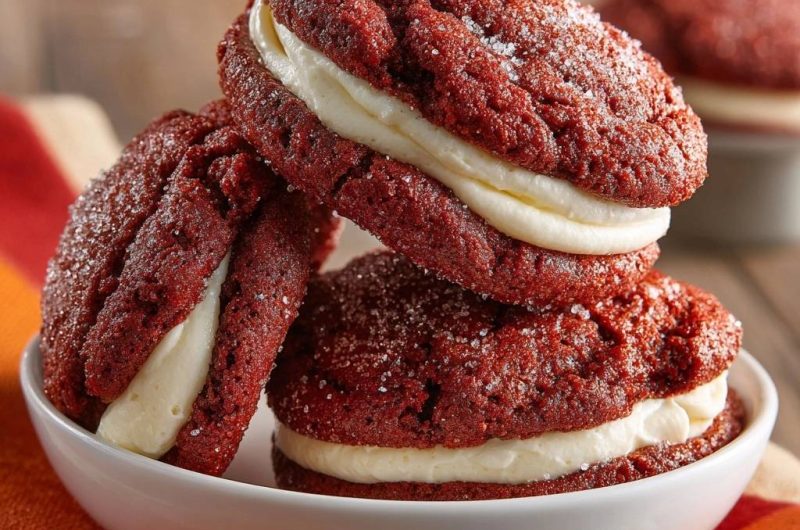 Red Velvet Whoopie Pies