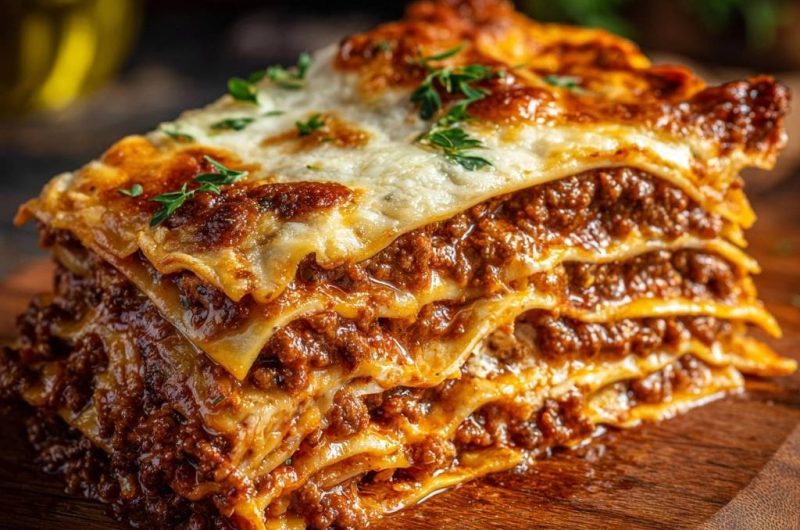 Rindfleisch-Lasagne