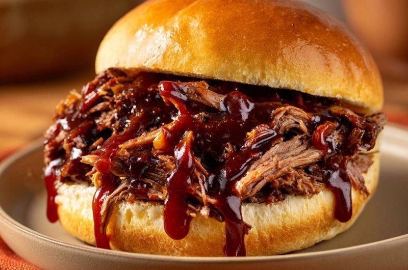 Pulled Beef Burger
