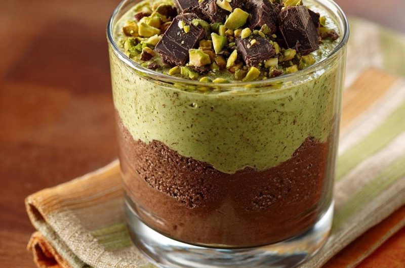 Schoko-Pistazien-Mousse