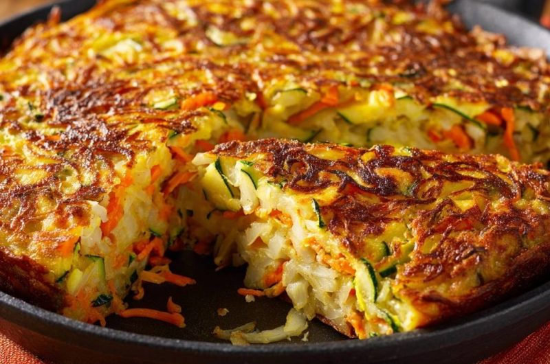 Zucchini-Karotten-Rösti
