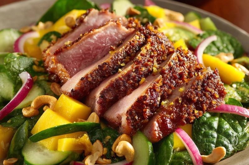 Asiatischer Thunfisch-Salat mit Mango & Cashews