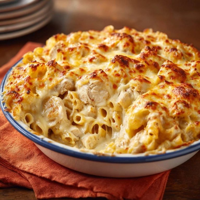 Cremiger Hähnchen-Nudelauflauf: Rezept ohne wässrige Soße
