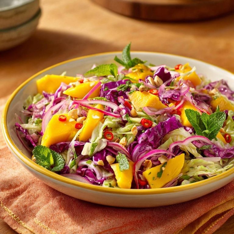 Exotischer Regenbogen-Salat: Knackig & ohne Verwässern