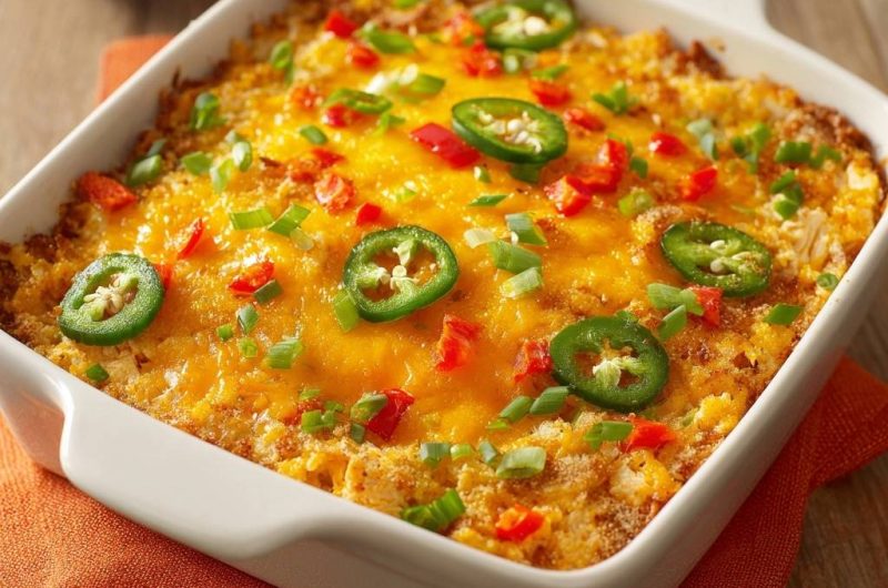 Feuriger Jalapeño-Mais-Auflauf (Nie wieder wässriger Auflauf!)