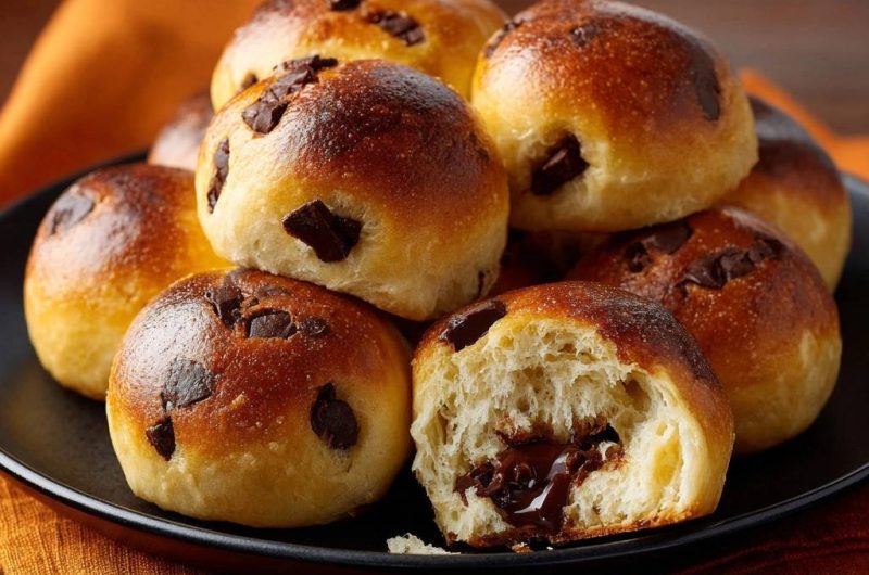 Fluffige Schoko-Brötchen (Garantiert jedes Mal fluffig)