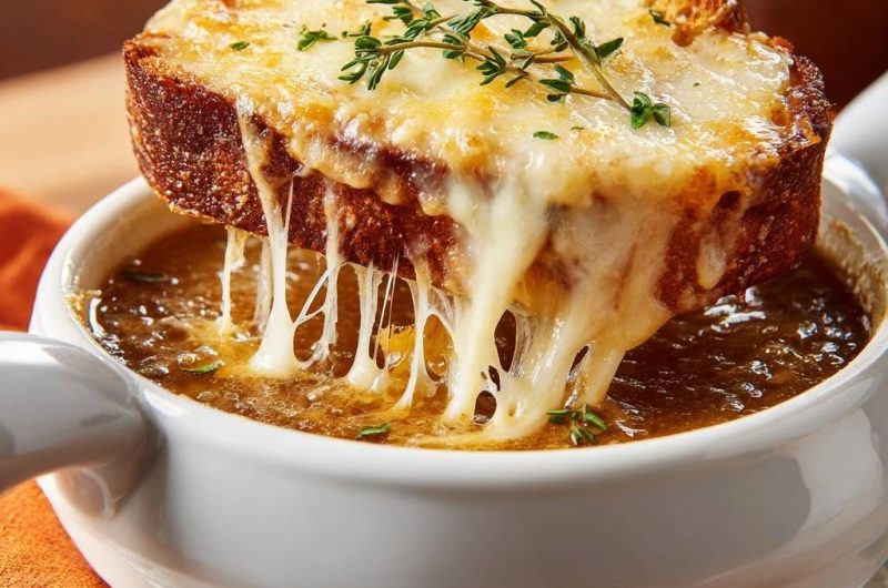 Französische Zwiebelsuppe (Nie wieder verbrannte Zwiebeln!)