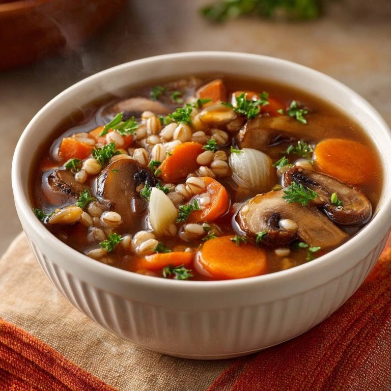Herzhafter Pilz-Graupen-Eintopf: Rezept ohne Schleimbildung