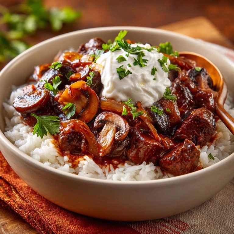 Herzhaftes Rindergeschnetzeltes mit Pilzen: Zart & Saftig