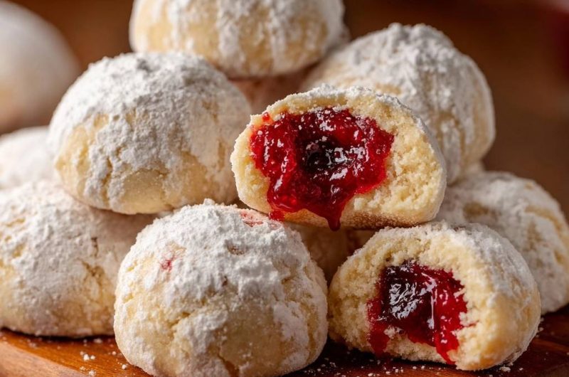 Himbeer-Konfitürenkekse (Nie wieder verbrannte Marmelade!)