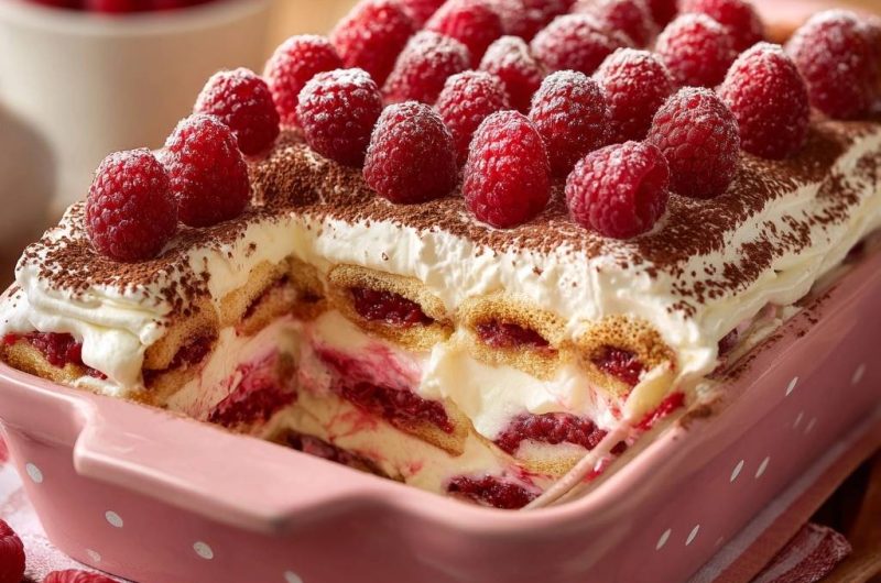 Himbeer-Tiramisu (Keine wässrige Creme mehr!)