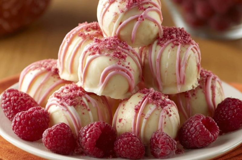 Himbeer-Weißschokoladen-Trüffel (Keine wässrige Ganache mehr!)