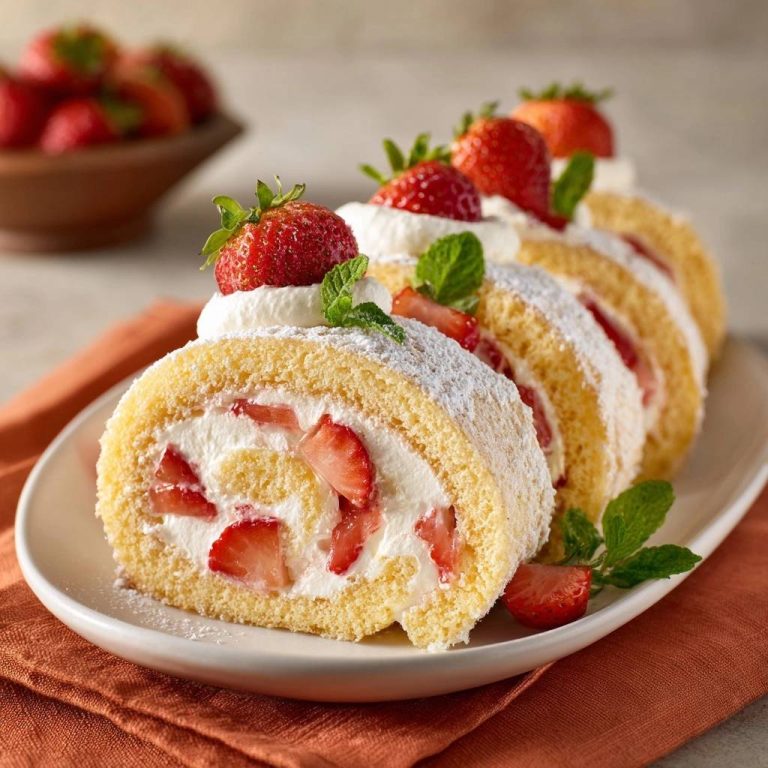 Klassische Erdbeer-Biskuitrolle: So gelingt sie ohne Risse