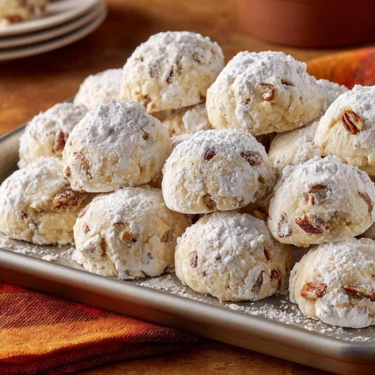 Klassische Pekannuss-Schneebälle: Rezept für zartes Gebäck