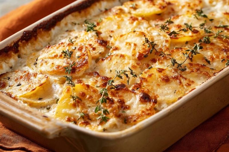 Klassisches Kartoffelgratin