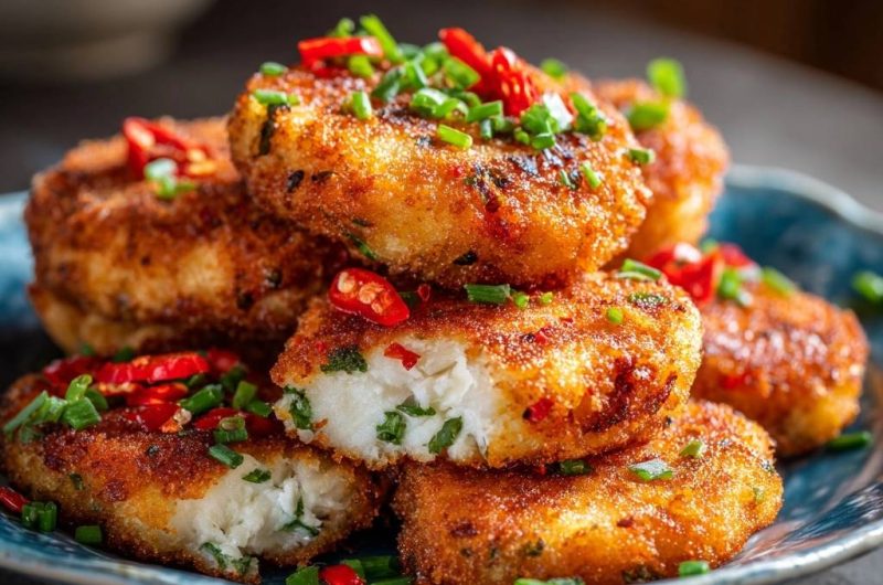 Knusprige Chili-Reis-Kroketten