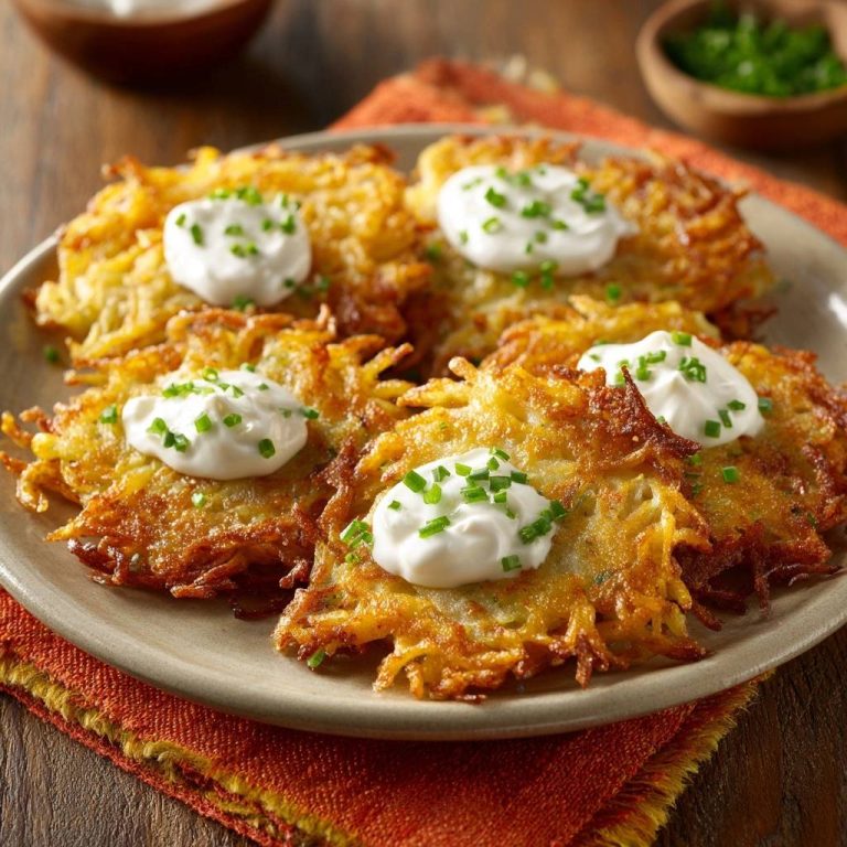 Knusprige Kartoffelpuffer (Nie wieder auseinanderfallend!)