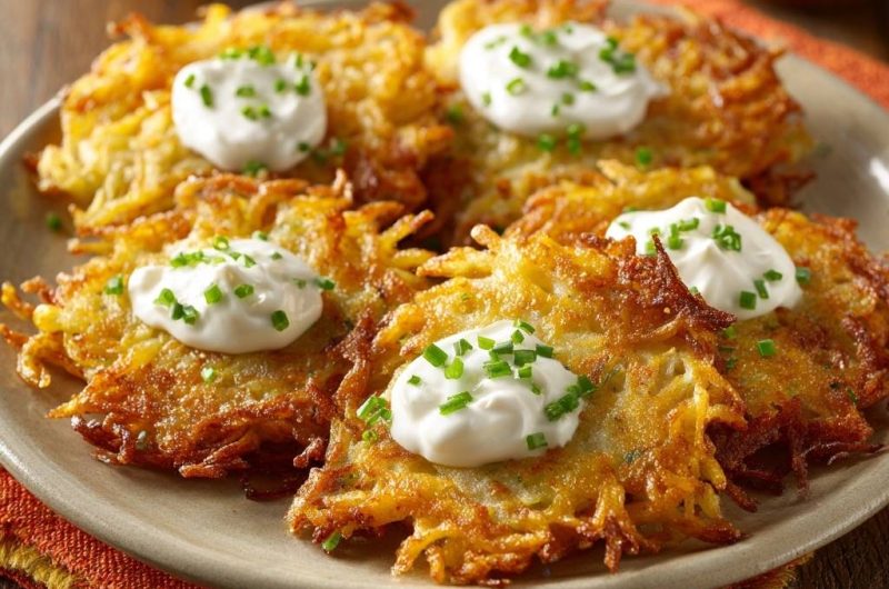 Knusprige Kartoffelpuffer (Nie wieder auseinanderfallend!)